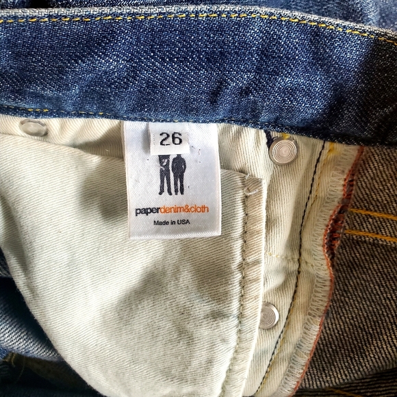 Rare Paper Denim & Cloth Rainbow Stitch Jeans - Picture 2 of 7